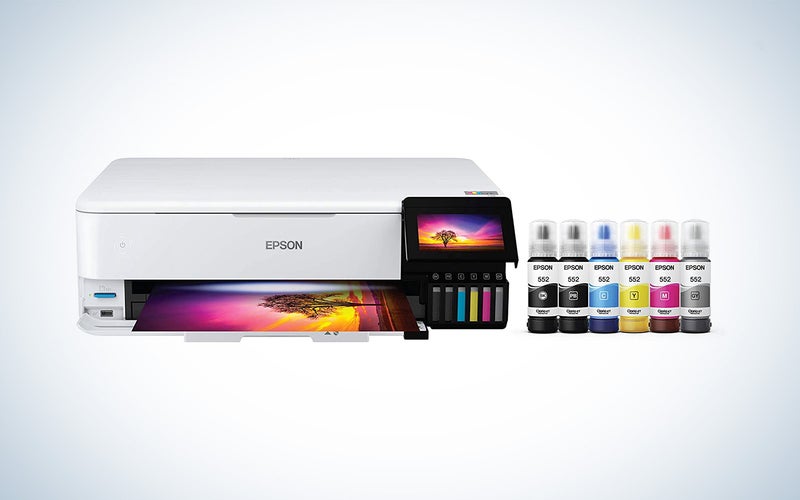 The Epson EcoTank Photo ET-8550 is the best tank printer for printing photos.