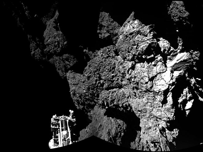 philae landed on comet